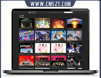 黑色自适应简洁苹果CMSV10模板