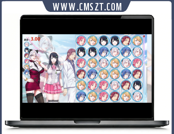 卡通美女人物头像消消乐小游戏源码