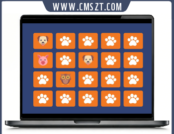 HTML5+SVG记忆翻拍小游戏网页源码